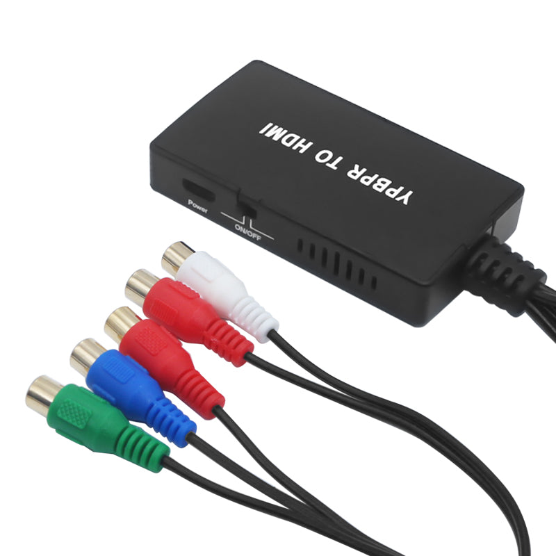 HD Component YPbPr to HDMI HD Video Adapter RGB to HDMI Converter Compatible with PS2 Xbox