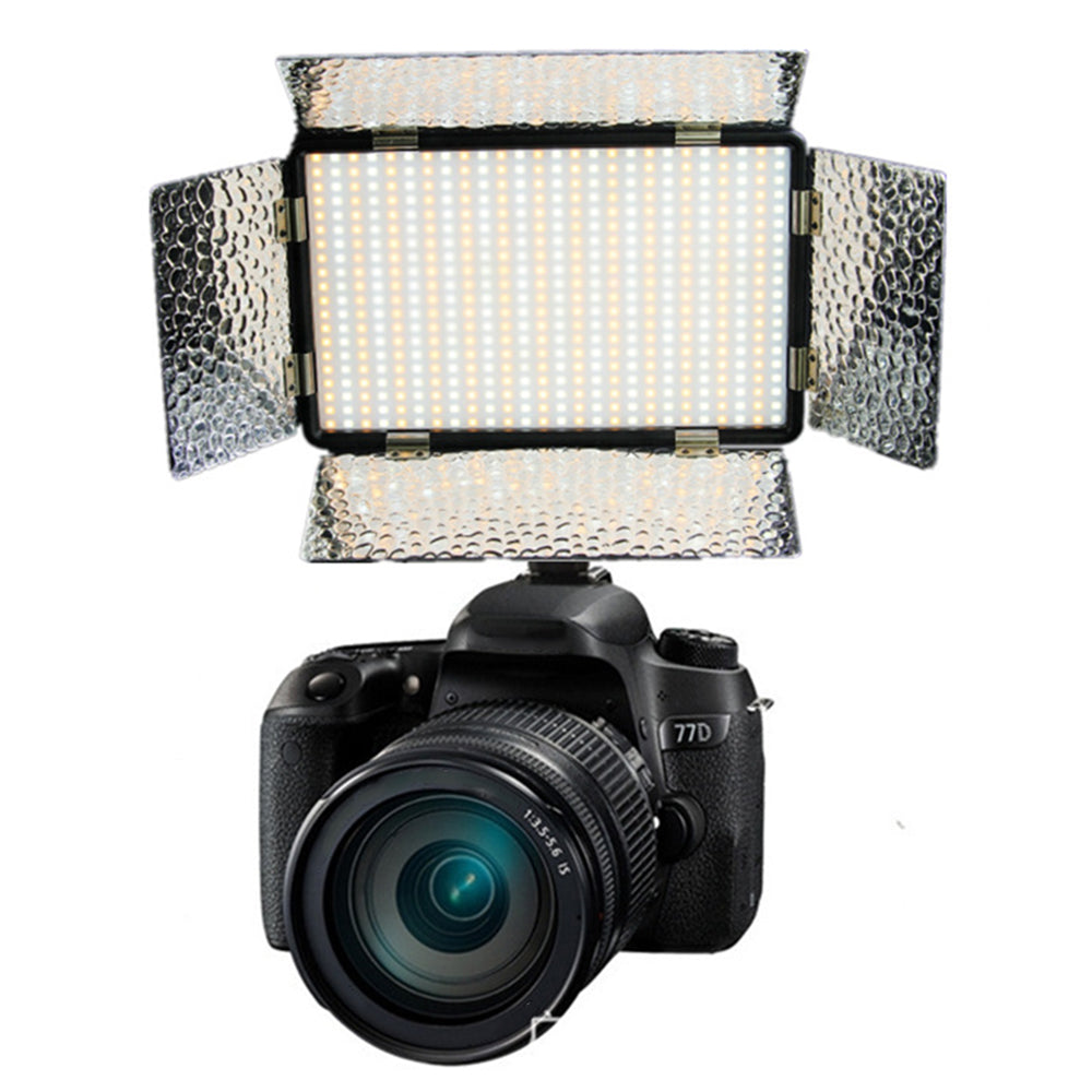 Portable LED Video Light 520 LEDs with 2500mAh NP-F550 Battery Fill Light for for Photo Studio Shooting