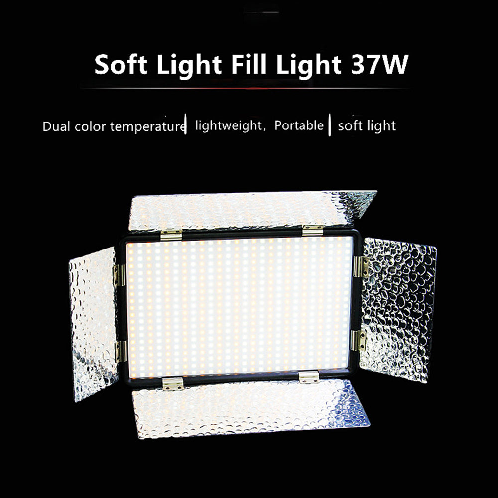 Portable LED Video Light 520 LEDs with 2500mAh NP-F550 Battery Fill Light for for Photo Studio Shooting
