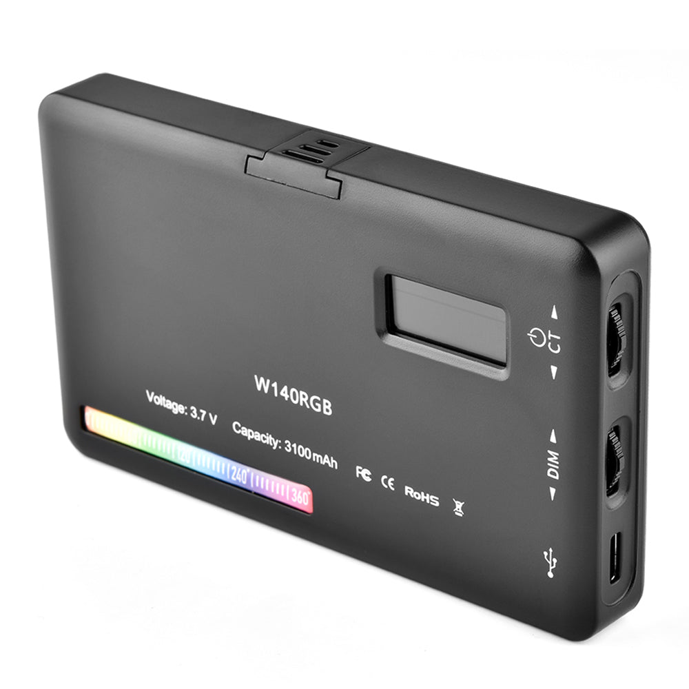 Yelangu RGB140 RGB Pocket Fill Light LED Video Light Portable Photography Lighting