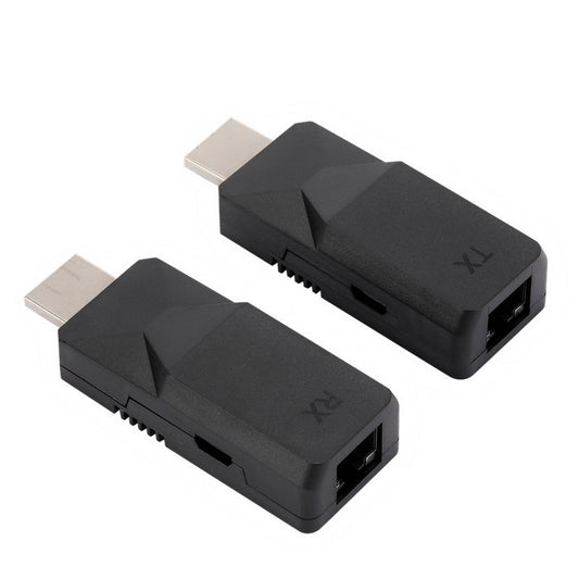 HDMI Extender Adapter Converter Signal Amplifier Repeater Over CAT 5e / 6 1080p Up to 50m for PS XBox TV Projector Monitor