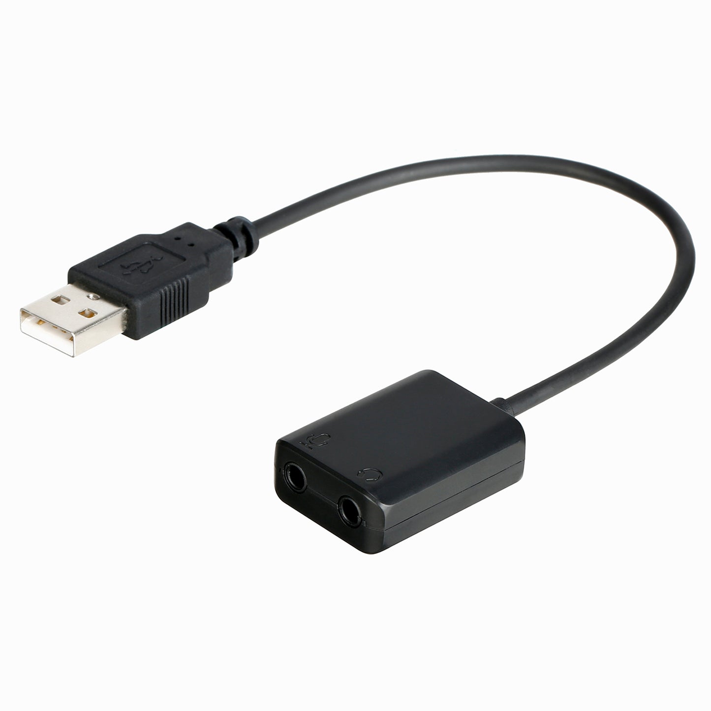 BY-EA2L External Sound Card USB Adapter Desktop Laptop USB to 3.5mm Headphone / Microphone Connector