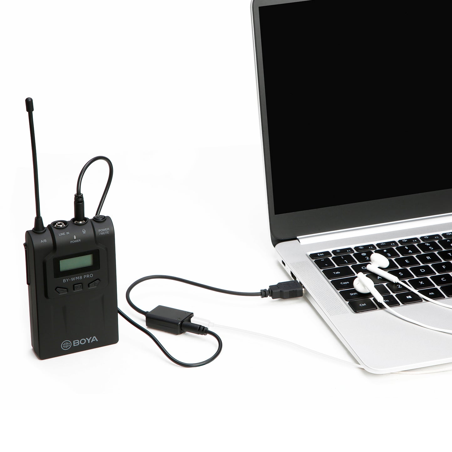 BY-EA2L External Sound Card USB Adapter Desktop Laptop USB to 3.5mm Headphone / Microphone Connector
