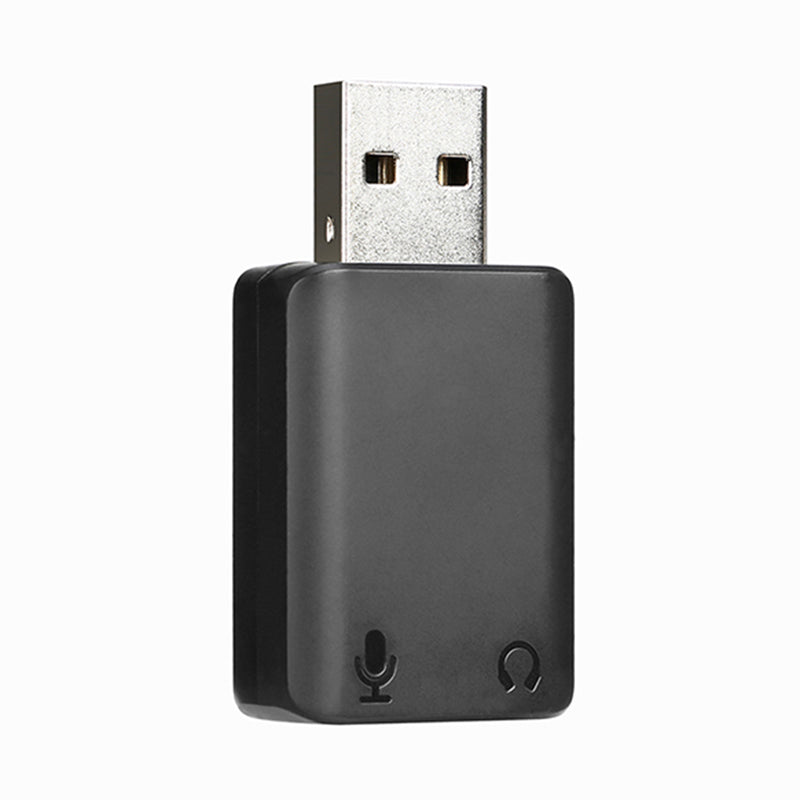 BY-EA2 USB External Sound Card PC Laptop USB to 3.5mm Headset Microphone Audio Box Adapter
