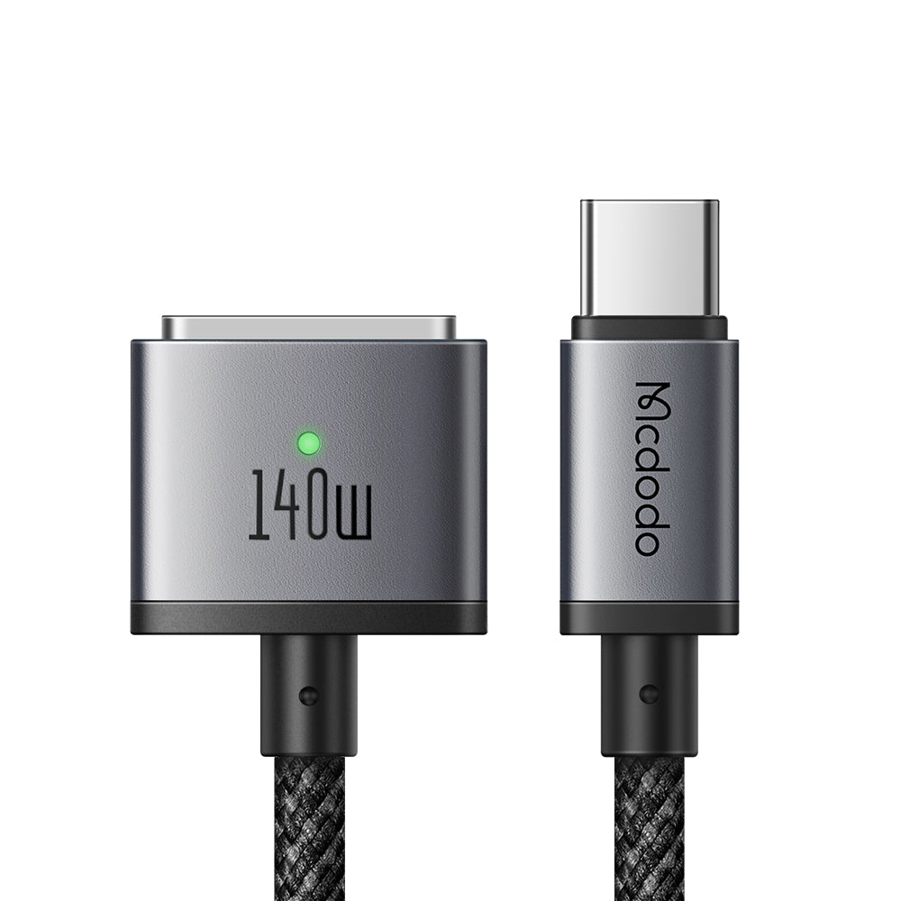 Uniqkart CA-1470 MDD 140W USB-C to Magsafe 3 Magnetic Cable 2m Fast Charging Cable with LED Indicator