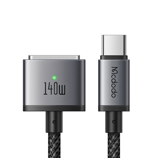 Uniqkart CA-1470 MDD 140W USB-C to Magsafe 3 Magnetic Cable 2m Fast Charging Cable with LED Indicator