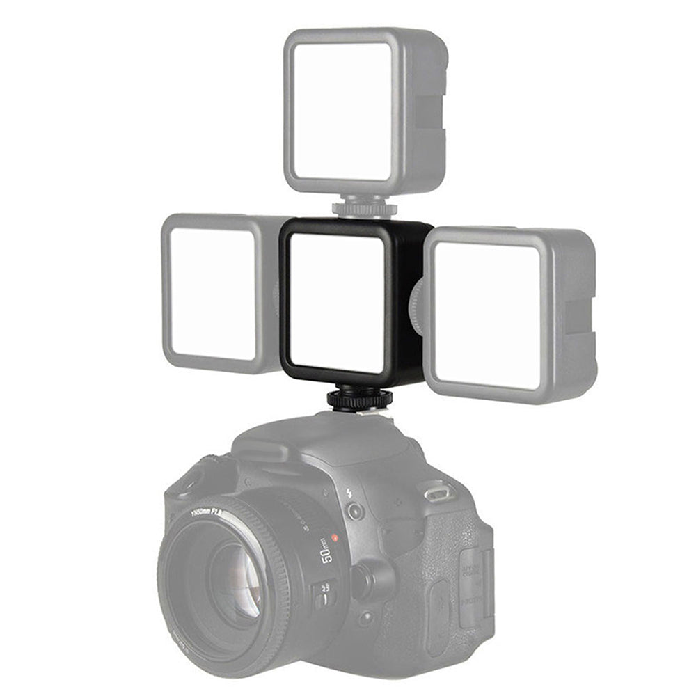 Uniqkart VL49 6W Mini LED Video Light with Built-in 2000mAh Battery 5500K Photographic Lighting for Canon Nikon Sony DSLR Camera
