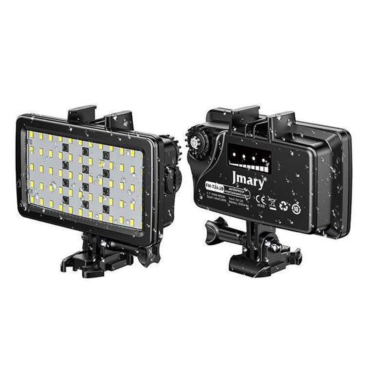 FM-72RGB IPX8 Waterproof Camera LED Fill Light Rechargeable Diving Photography RGB Video Light