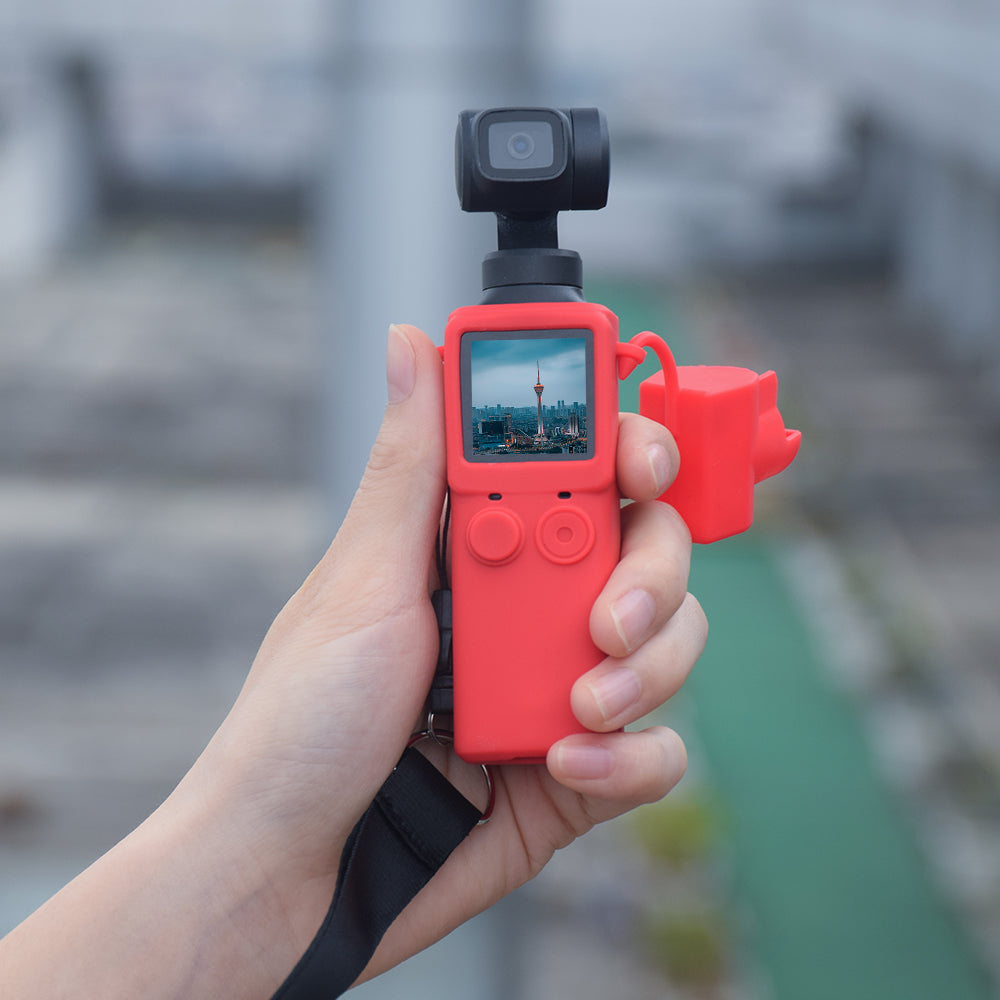 Silicone Protective Cover for Fimi Palm Gimbal Camera Drone Model Accessories - Red