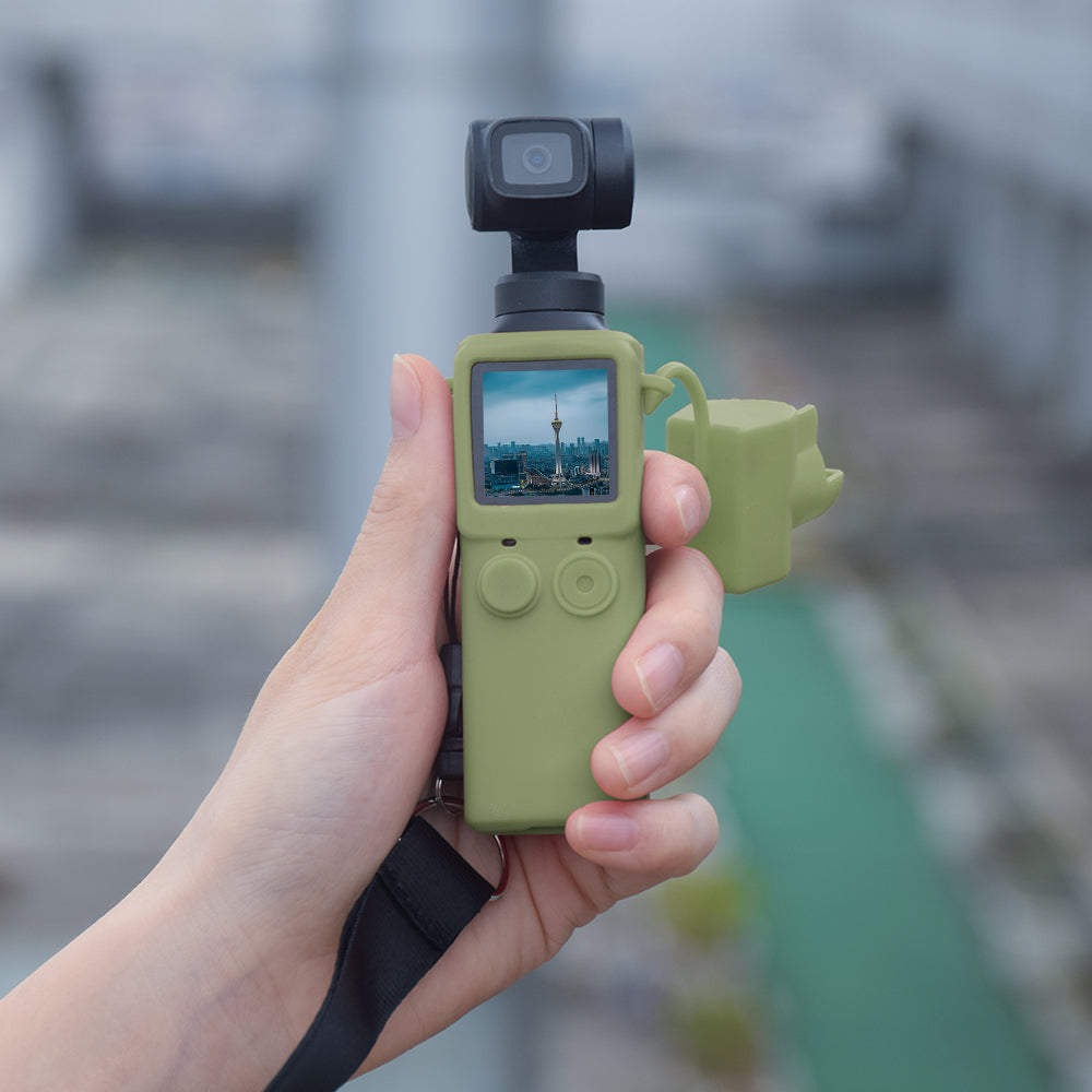 Silicone Protective Cover for Fimi Palm Gimbal Camera Drone Model Accessories - Green
