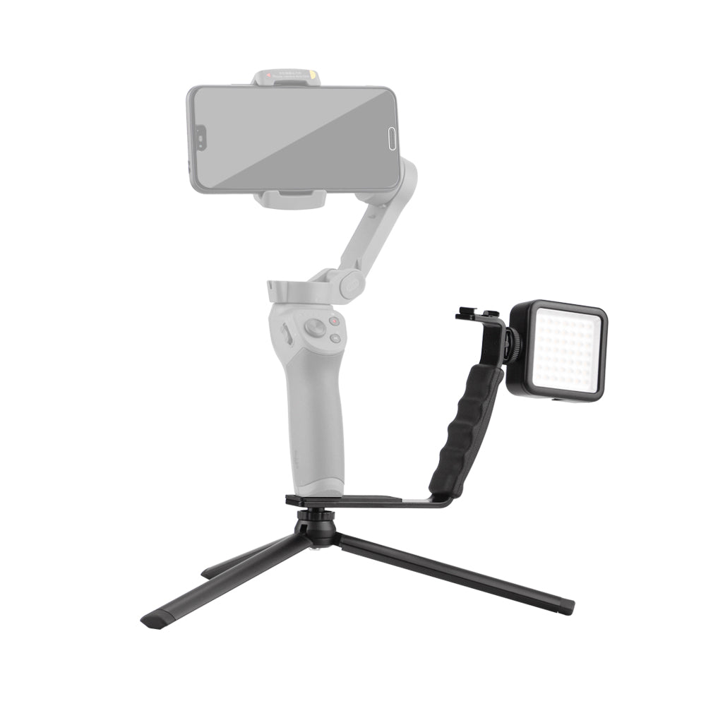 49-LED Square Fill Light + Connecting Bracket + Tripod for DJI OSMO Mobile2/3