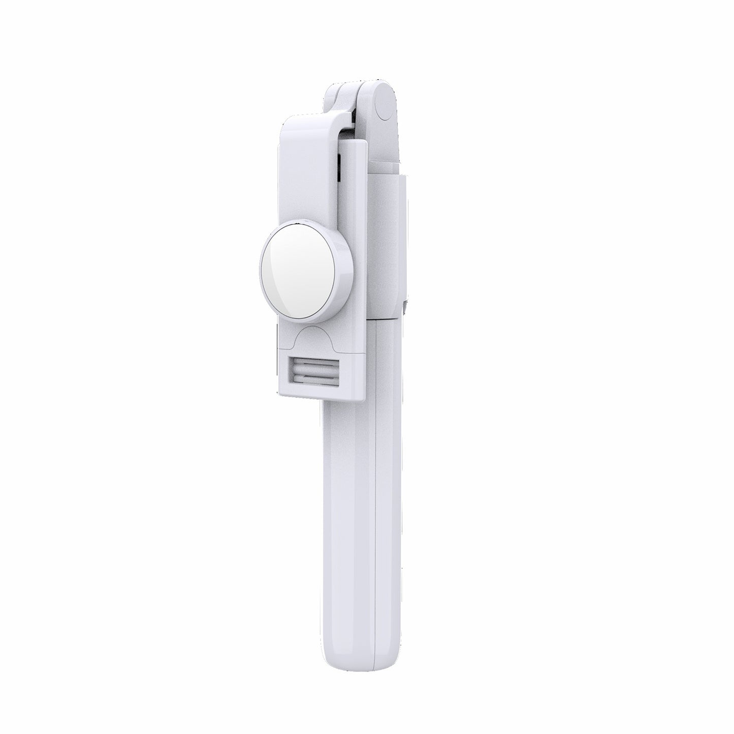 SELFIESHOW K10 Self Timer Bluetooth Remote Control Mobile Phone Tripod with Fill Light Function - White