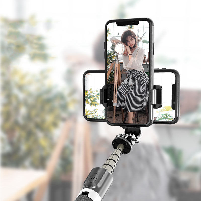 SELFIESHOW L03 Wireless Bluetooth Control Cellphone Tripod Stand Selfie Stick - Black