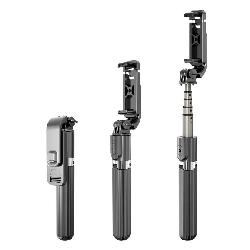 SELFIESHOW L03 Wireless Bluetooth Control Cellphone Tripod Stand Selfie Stick - Black