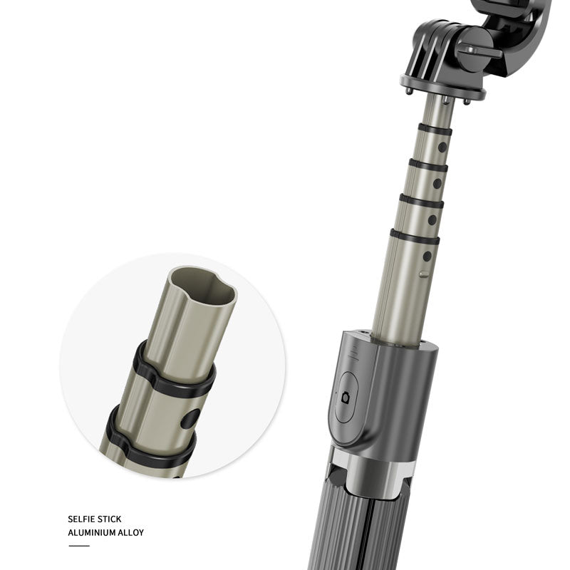 SELFIESHOW L03 Wireless Bluetooth Control Cellphone Tripod Stand Selfie Stick - Black