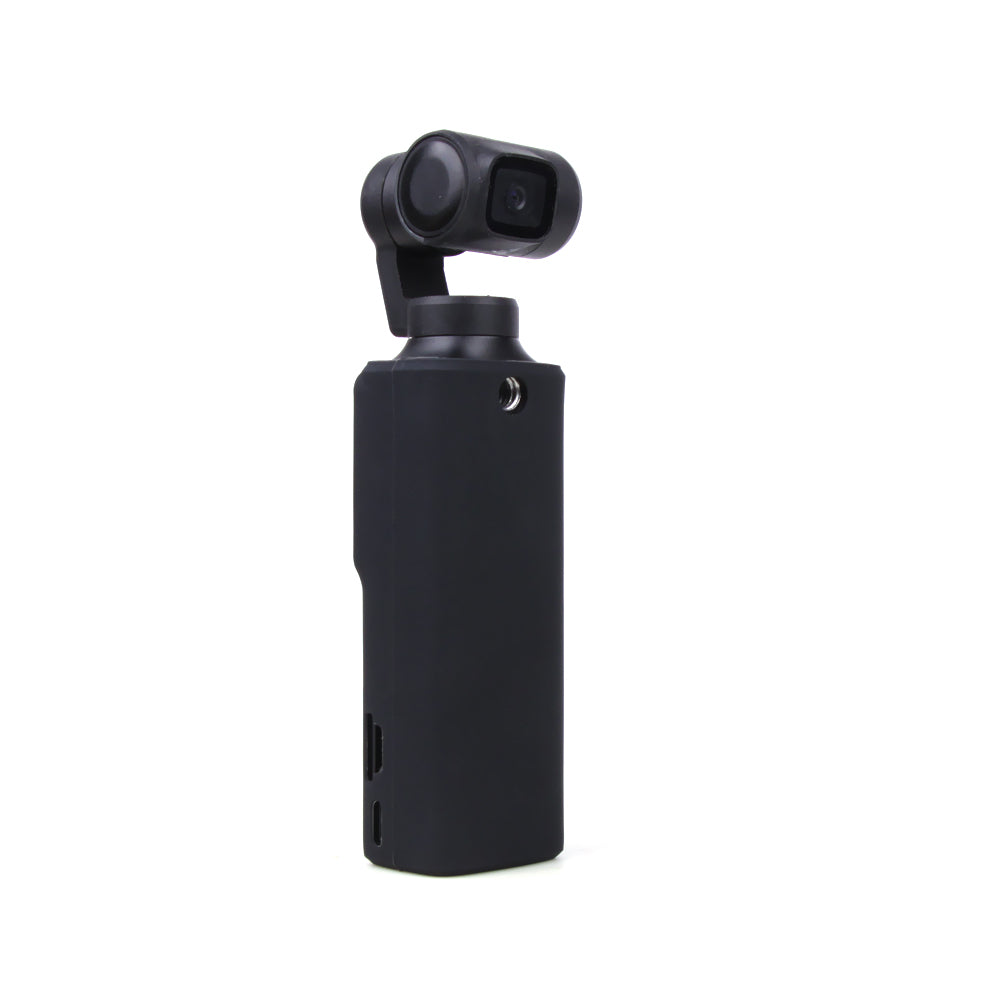 Protective Cover Case Soft Silicone Lens Cap Protector Dustproof Waterproof for FIMI PALM Handheld Gimbal Camera  - Black