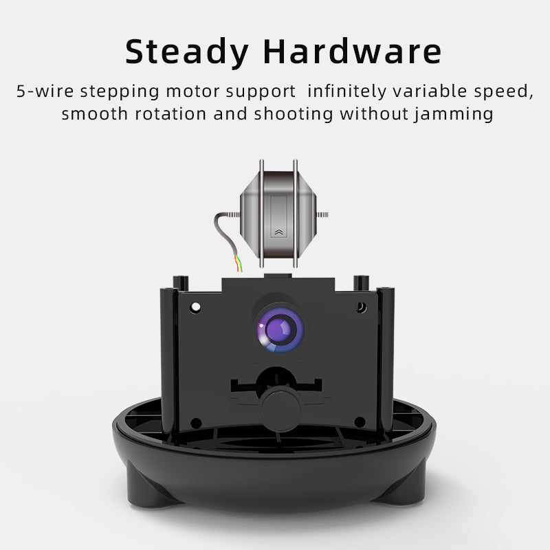 Y7 Smart AI Gimbal 360 Degrees Rotation Face Tracking Camera Phone Holder Stand - Black