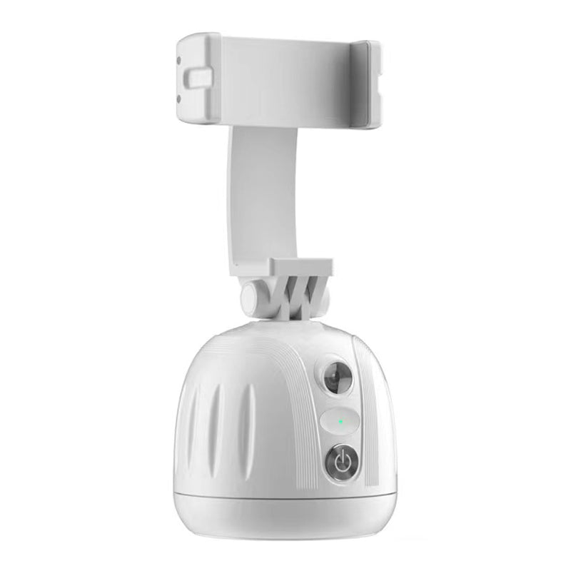 TD5 Auto Face Object Tracking Camera Smart Shooting Phone Mount 360 Degree Rotation Selfie Stick Tripod Holder - White