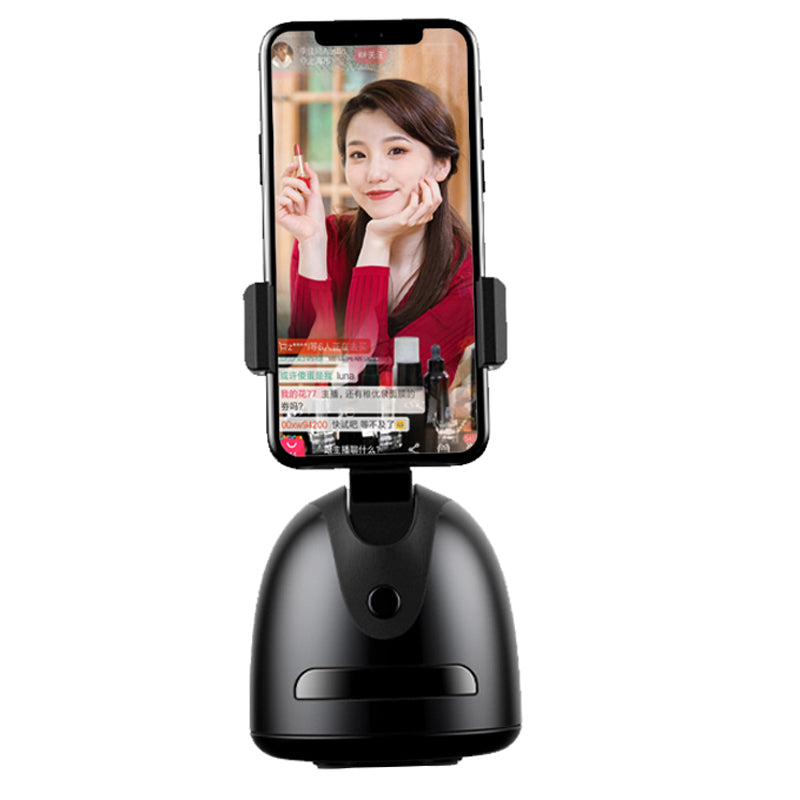 P2SC Auto Face Tracking Smart Shooting Robot Cell Phone Holder Video Gimbal for Vlog Youtuber - Black