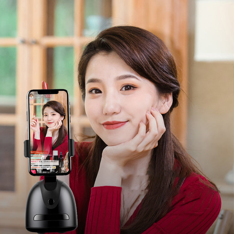P2SC Auto Face Tracking Smart Shooting Robot Cell Phone Holder Video Gimbal for Vlog Youtuber - Black