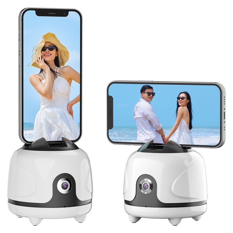 Uniqkart Cameraman Auto Smart Shooting Selfie Stick 360 Degree Rotation Face Tracking Camera AI Gimbal Stabilizer Phone Holder