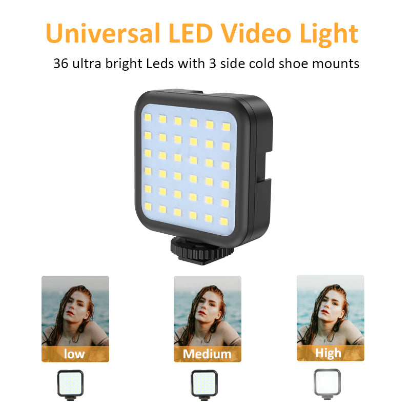 KIT-03LM Mobile Phone Photography Live Streaming Accessories Set Video Fill Light Microphone Flexible Tripod