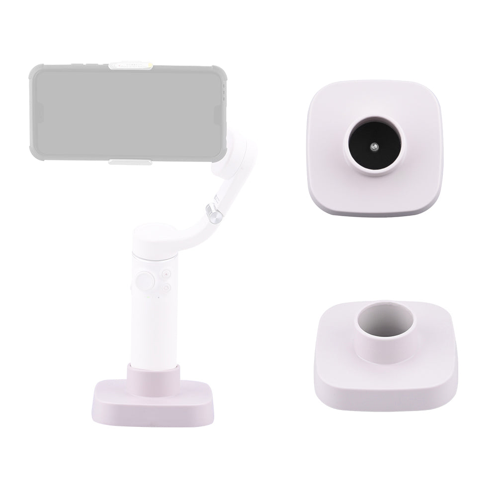 EWB9007 Holder Stand Handheld Phone Gimbal Mount Base Stabilizer for DJI OM 5 Desktop Base - White