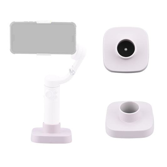 EWB9007 Holder Stand Handheld Phone Gimbal Mount Base Stabilizer for DJI OM 5 Desktop Base - White
