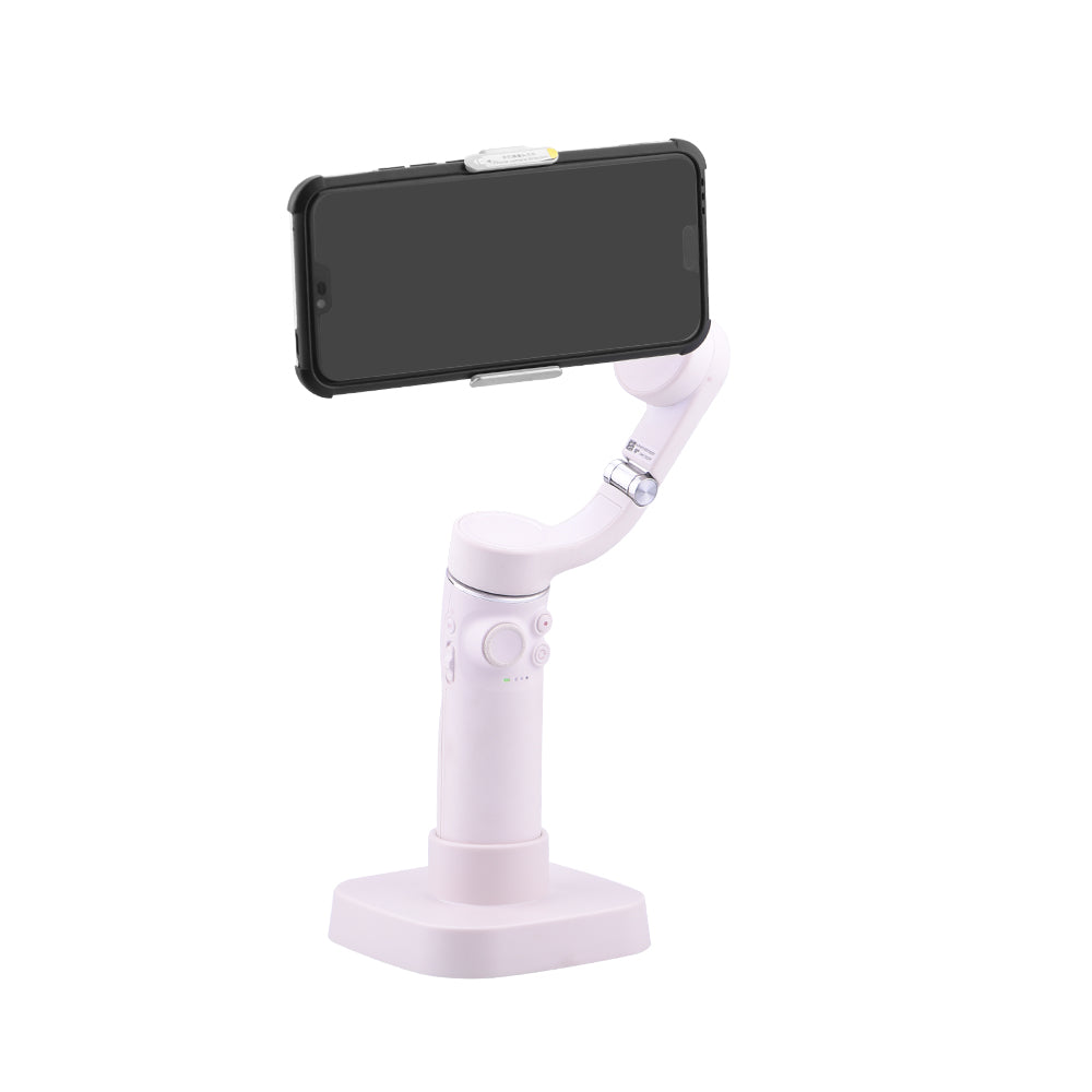 EWB9007 Holder Stand Handheld Phone Gimbal Mount Base Stabilizer for DJI OM 5 Desktop Base - White