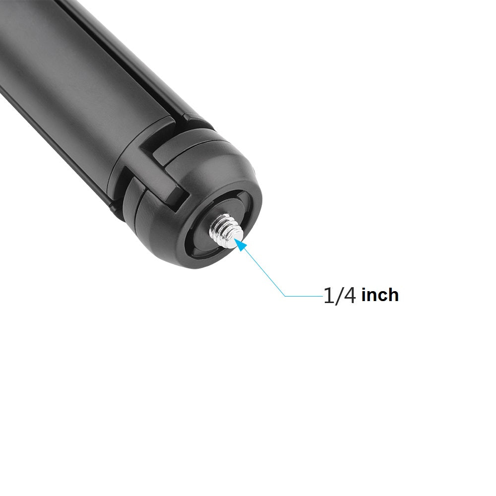 HSP6205 Mini Aluminum Tripod Non-slip Silicone Pad Stand Mount for DJI OM 4/Osmo Mobile 3 /Osmo Mobile 2