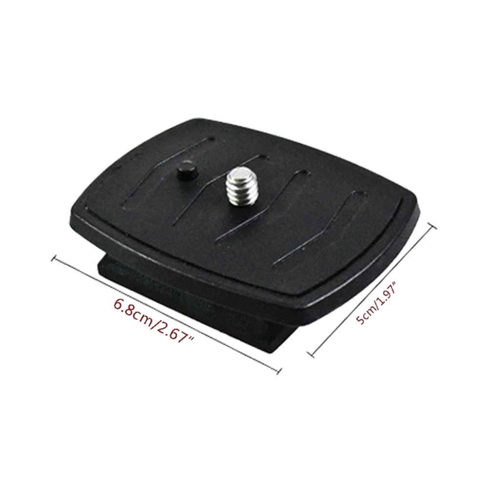 Q111 Adjustable Gimbal Panoramic Tripod Connector Quick Release Plate Camera Mobile Phone Mount with Plastic Handle