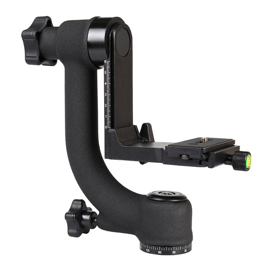 Q35 360 Degree Panoramic Gimbal Tripod Connector for DSLR Camera Telephoto Lens