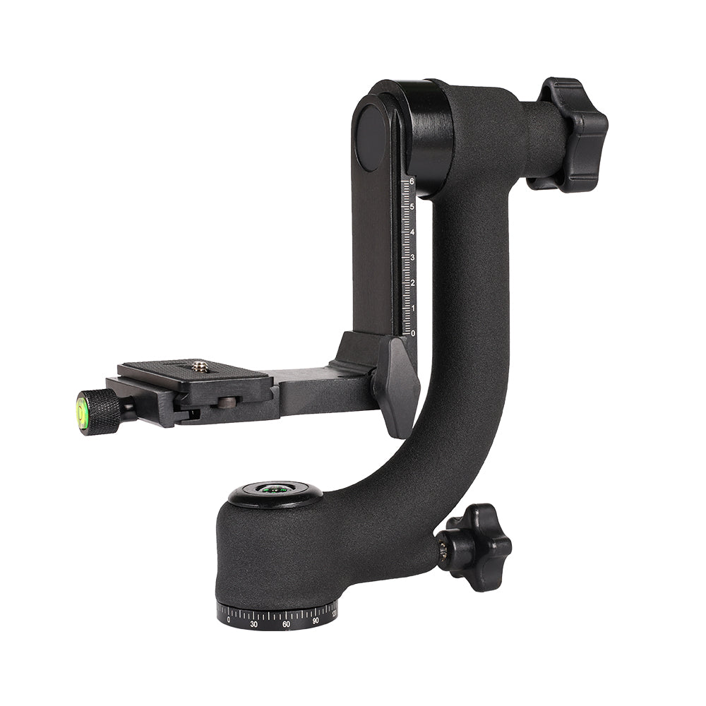 Q35 360 Degree Panoramic Gimbal Tripod Connector for DSLR Camera Telephoto Lens