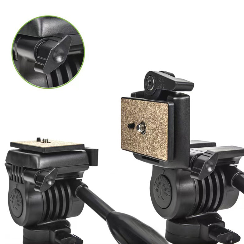 Uniqkart VCT-850 1 / 4 Screw Interface Camera Camcorder Hydraulic Gimbal Adapter