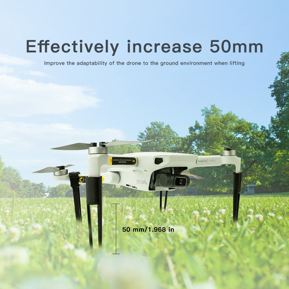 RCSTQ Heighten Stand Landing Gear Extended Holder for DJI Mavic Mini
