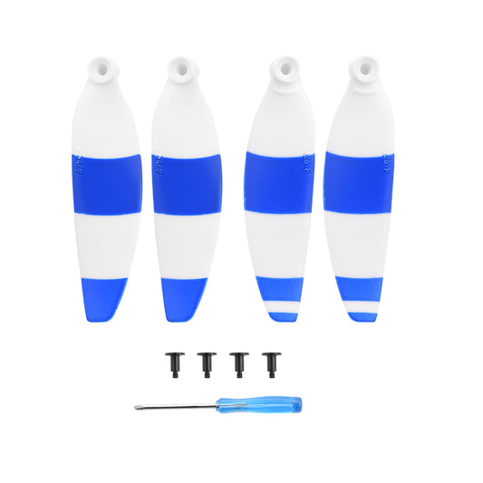 4PCS/Set Colorful RC Drone Blade Propellers for DJI Mavic Mini 4726F - White / Blue