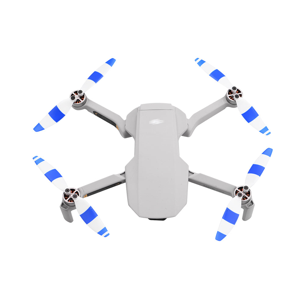4PCS/Set Colorful RC Drone Blade Propellers for DJI Mavic Mini 4726F - White / Blue