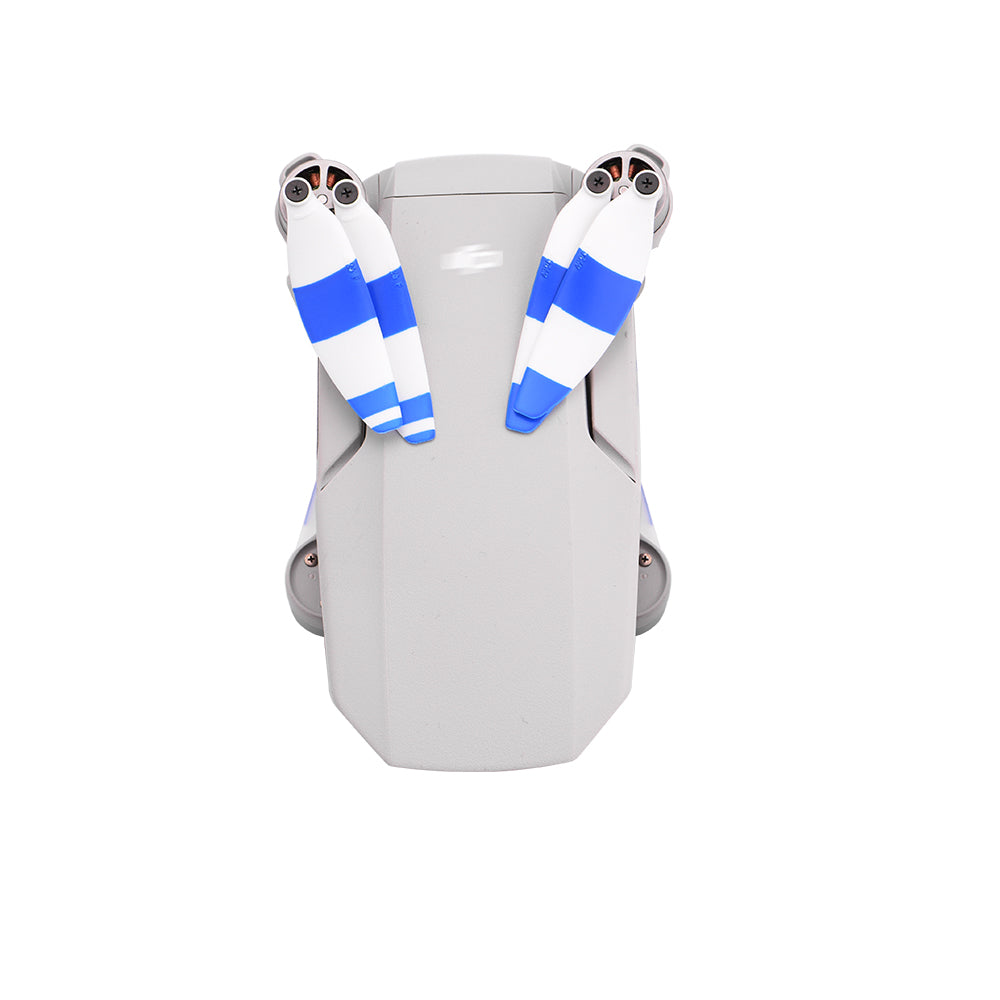 4PCS/Set Colorful RC Drone Blade Propellers for DJI Mavic Mini 4726F - White / Blue