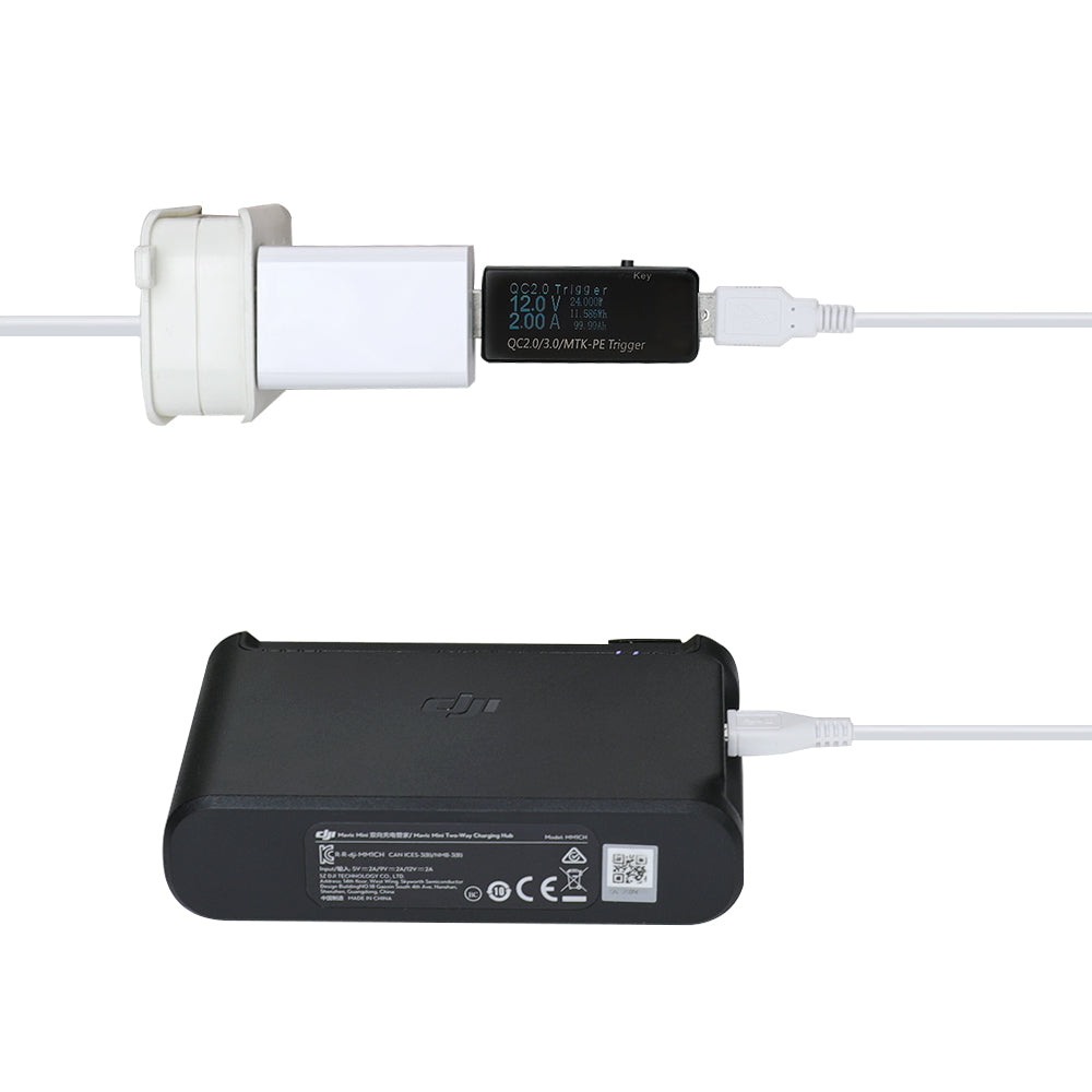 Uniqkart for DJI Mavic Mini/Spark Drone 24W Quick Charger Power Adapter