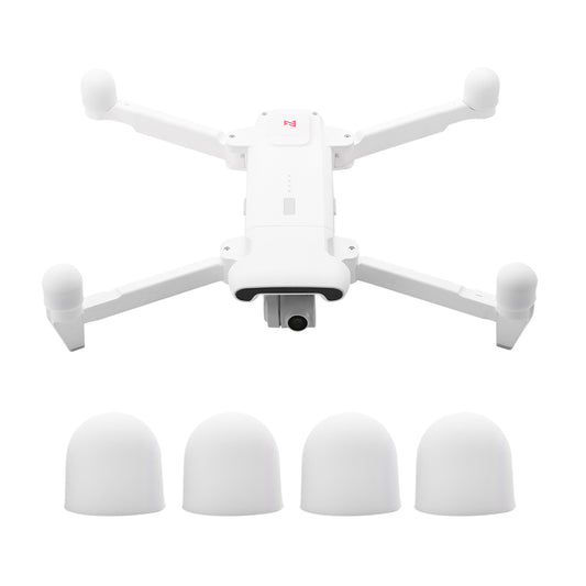 Dustproof Silicone Motor Cover Cap for FIMI X8 SE Drone - White