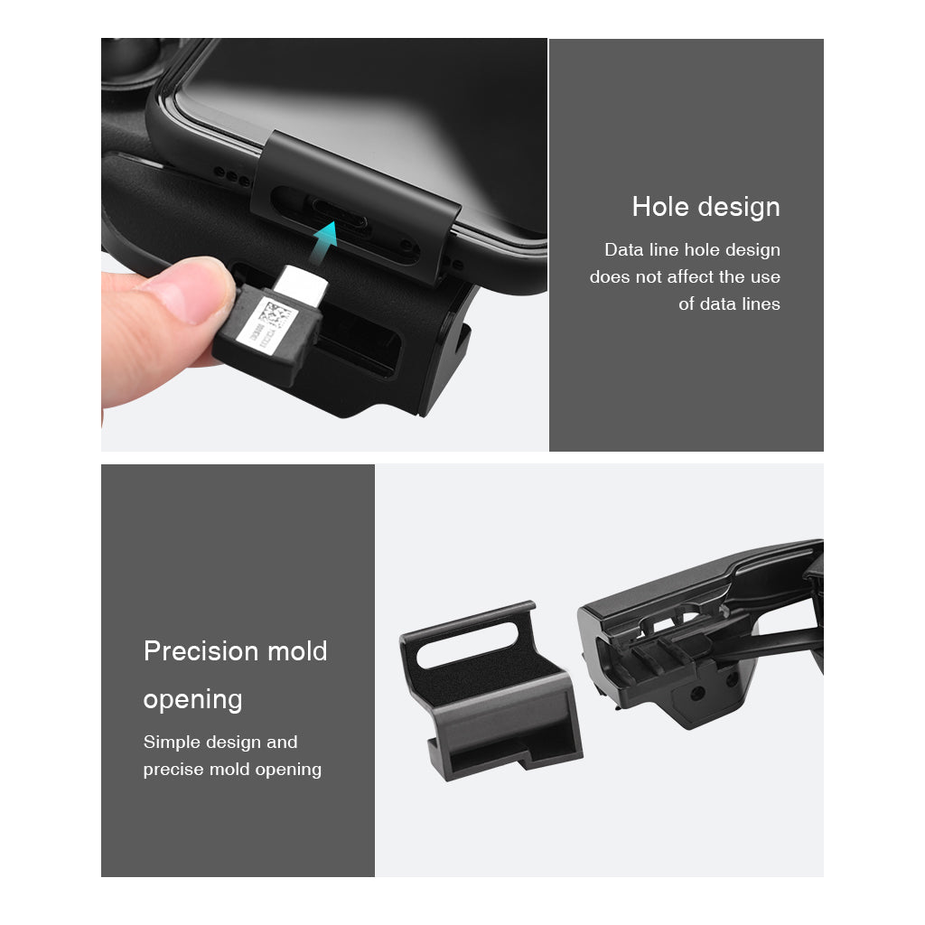 Remote Control Mount Extended Clip Easy Install Bracket Stable Phone Holder for DJI Mavic 2 / Mini / Pro / Air / Spark