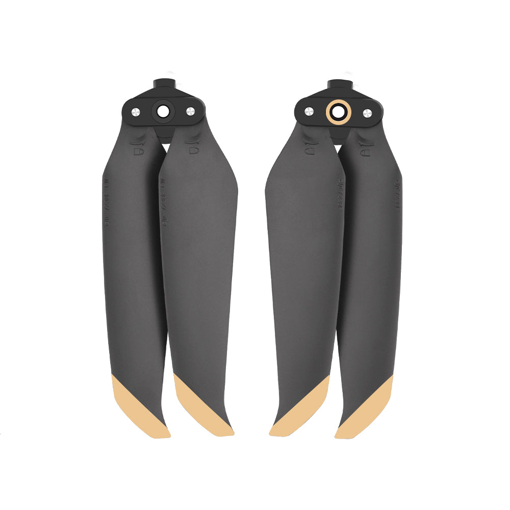 2Pcs/Set Low-Noise Propellers 7238 Propellers for DJI Mavic Air 2 - Gold