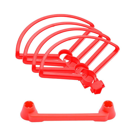 Propeller Guard + Remote Control Rocker Protector for Mavic Mini Drone - Red
