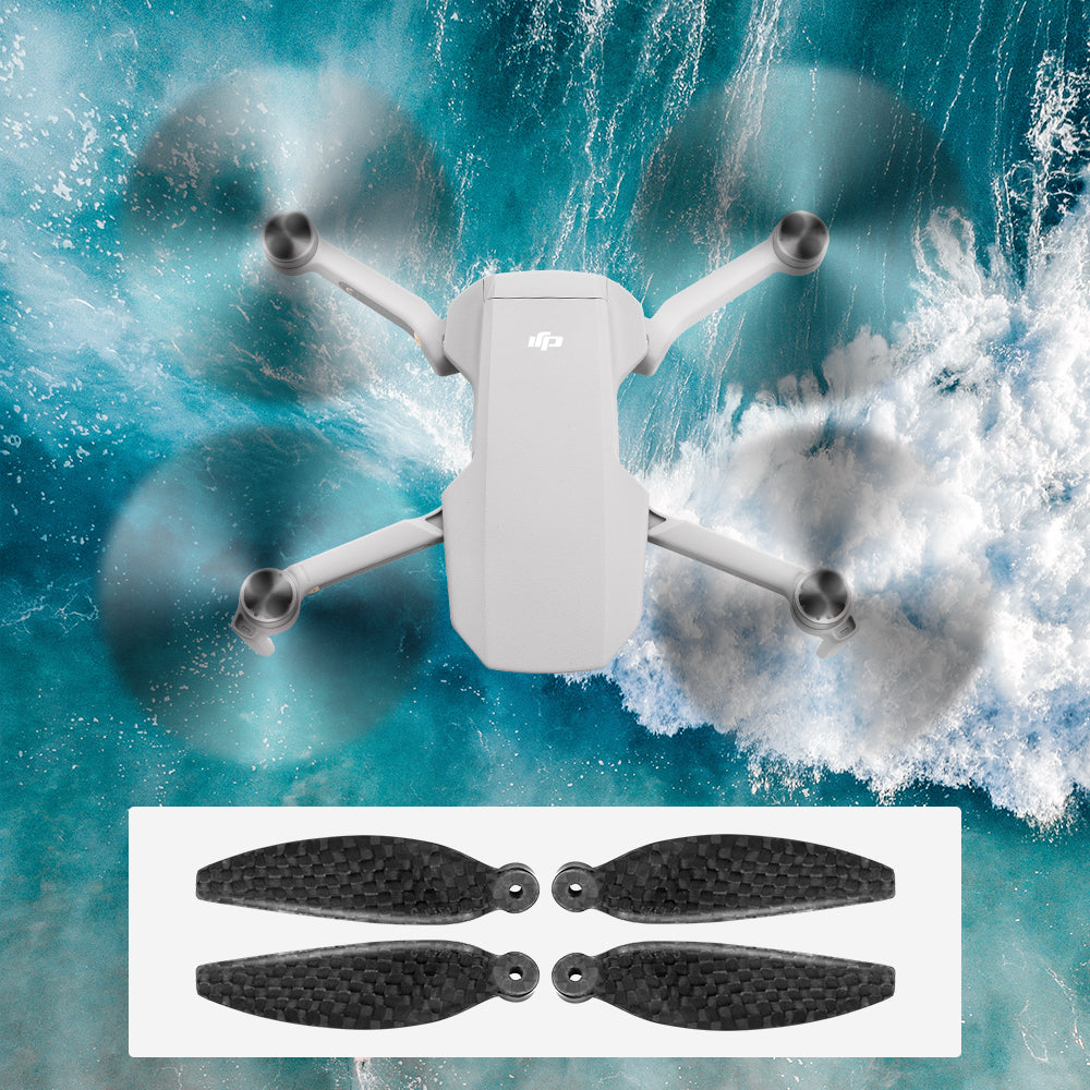 Two Pairs Carbon Fiber Propellers Blade for DJI Mavic Mini Drone