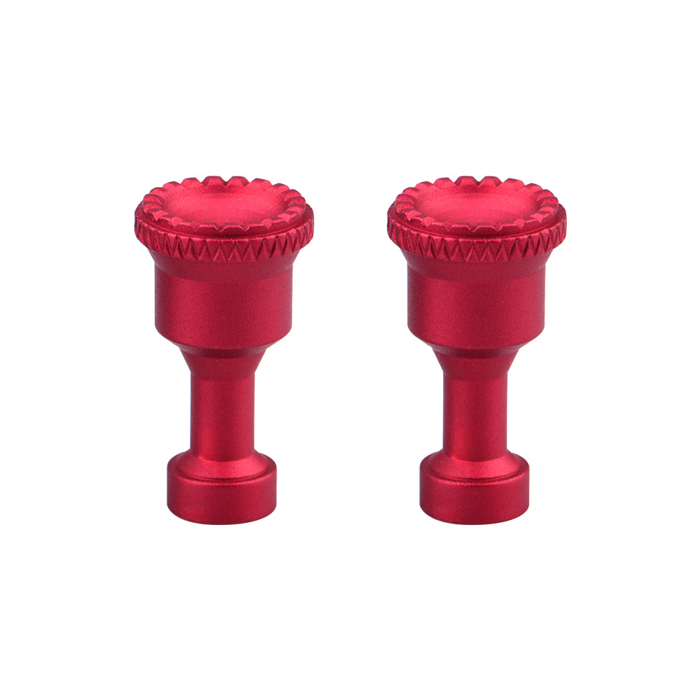 For DJI Mavic 2/Air Remote Controller Handle Thumb Rocker Metal Joysticks Detachable Protector (max2263) - Red