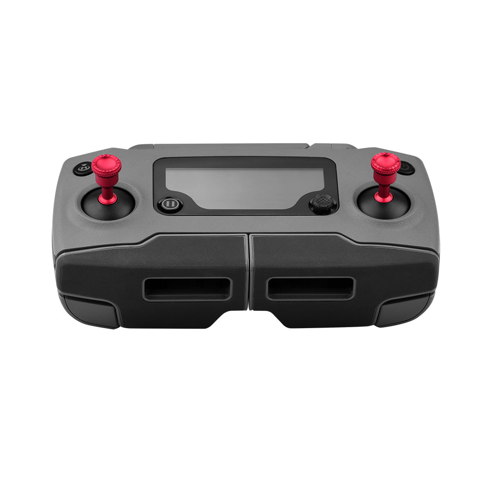 For DJI Mavic 2/Air Remote Controller Handle Thumb Rocker Metal Joysticks Detachable Protector (max2263) - Red