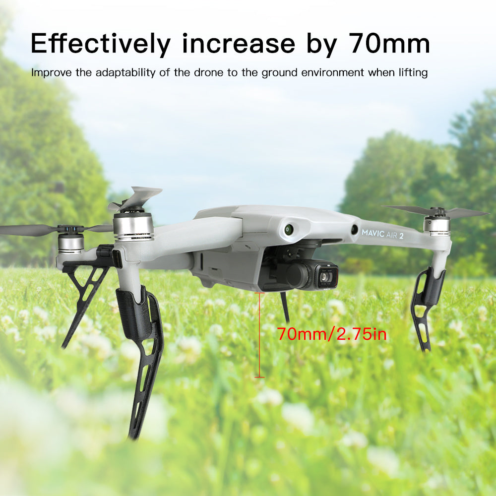 RCSTQ Heighten Landing Leg Tripod Protection for DJI Mavic Air 2 Drone Protector