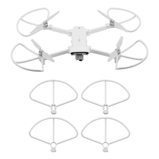 2 Pairs RC Quadcopter CW CCW Propeller Blade Protection Ring for Xiaomi X8SE Drone - White