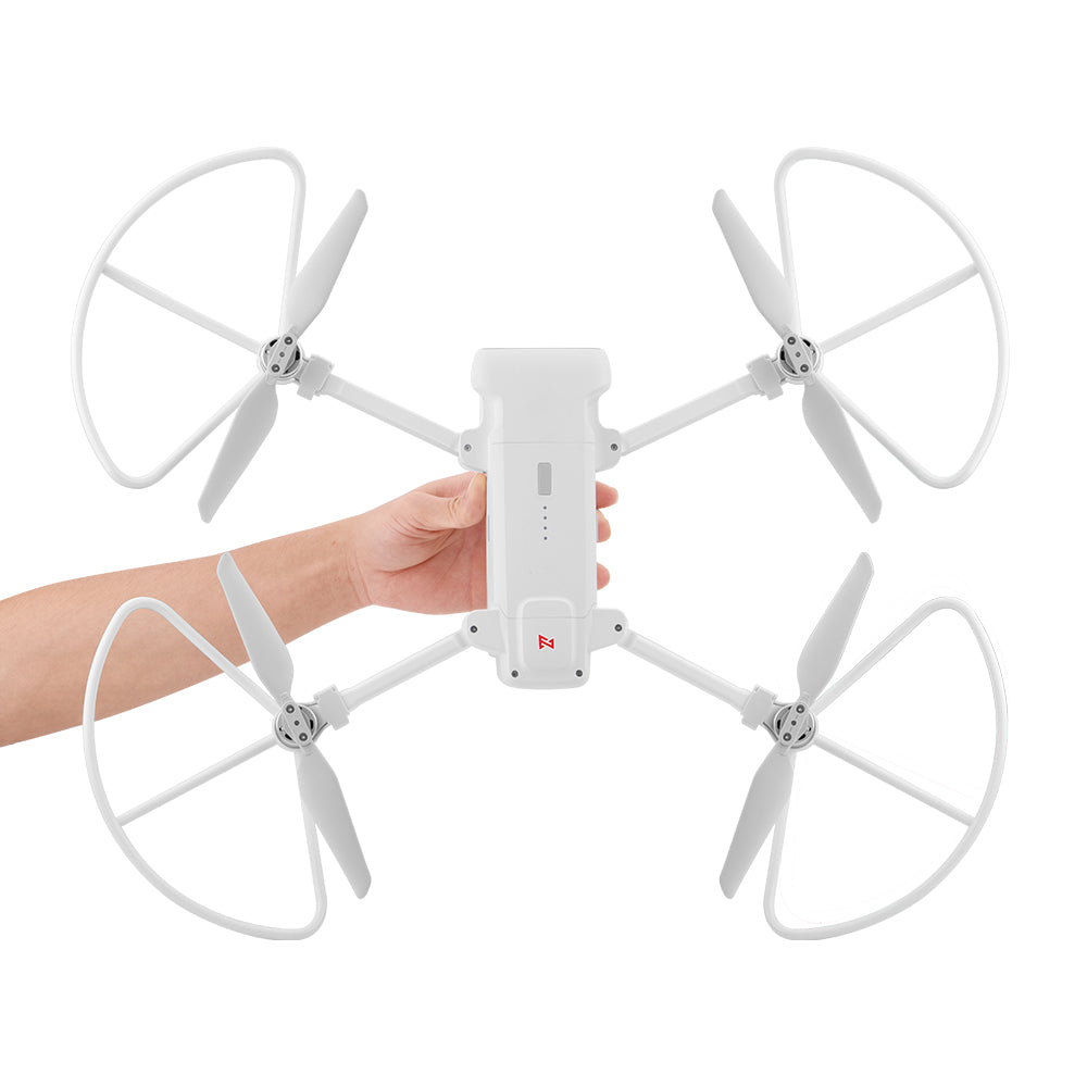 2 Pairs RC Quadcopter CW CCW Propeller Blade Protection Ring for Xiaomi X8SE Drone - White
