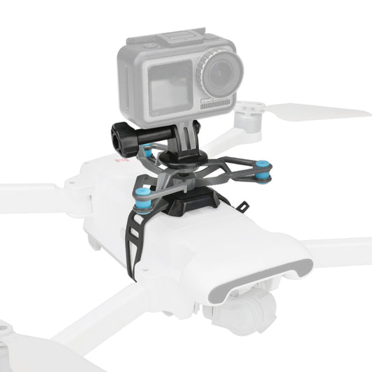RCSTQ Action Camera Universal Shock Absorber Bracket Fixed Holder for DJI Mavic Air 2/Autel EVO 2, etc.